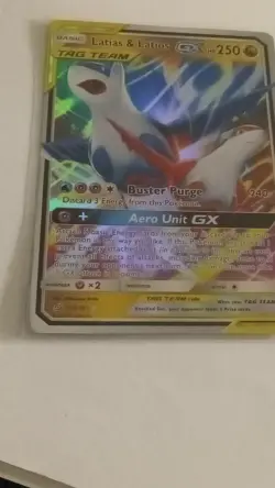 Pokemon Latias & Latios GX TAG TEAM Ultra Rare Holo SM-Team Up 113/181 Card - Image 2