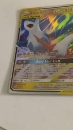 Pokemon Latias & Latios GX TAG TEAM Ultra Rare Holo SM-Team Up 113/181 Card - Image 3