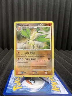 Vibrava 74/132 - Reverse Holo - Secret Wonders Pokemon Card LP - Image 1