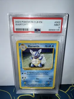 Pokemon TCG Classic Wartortle 002/034 CLB 2023 Graded Card PSA 9 MINT 🔥 - Image 1