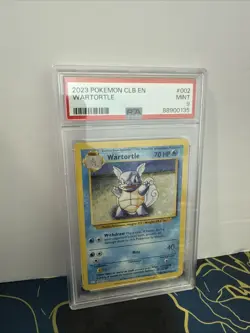 Pokemon TCG Classic Wartortle 002/034 CLB 2023 Graded Card PSA 9 MINT 🔥 - Image 4