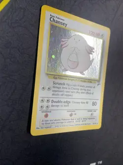 Pokemon TCG Chansey Base Set 2 Holo Unlimited Rare Card 3/130 NM - Image 3
