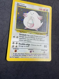 Pokemon TCG Chansey Base Set 2 Holo Unlimited Rare Card 3/130 NM - Image 4
