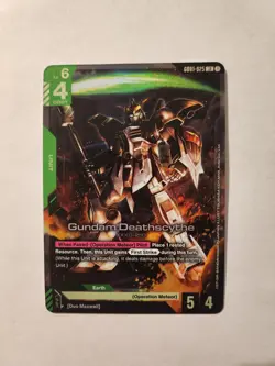 Gundam Card Game Newtype Rising Gundam Deathscythe GD01-025 LR Holo Foil - Image 1