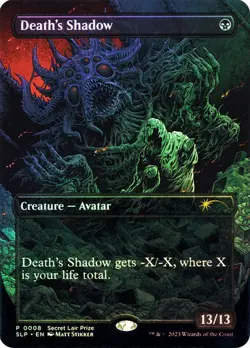 1x NM FOIL Death's Shadow MTG Secret Lair Promo SV - Image 1
