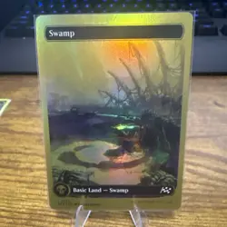 Magic The Gathering Swamp (0514) (First-Place Foil) MTG Aetherdrift Foil NM - Image 1