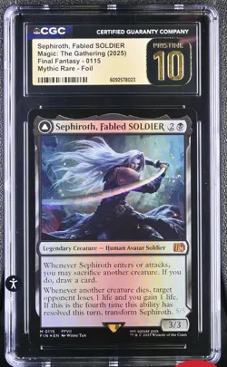 Sephiroth, Fabled SOLDIER Mtg (2025) Final Fantasy - 0115 Mythic Rare - Foil 10 - Image 1