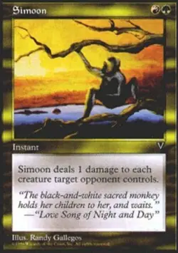 Simoon - Visions #136/167 MTG Magic The Gathering - Image 1