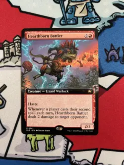 Hearthborn Battler x1 Mtg Extended Art Bloomburrow - Image 1