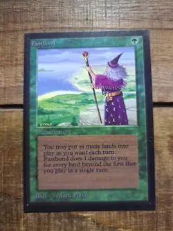 1993 FASTBOND Magic the Gathering Collector's Edition CE MTG Sharp Corners NM - Image 1