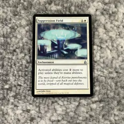 Suppression Field MTG Ravnica Magic The Gathering Uncommon Moderate Play MP - Image 1