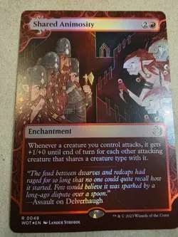Shared Animosity - Foil - Wilds of Eldraine: Enchanting Tales - Mtg - Image 1