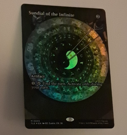 Sundial of the Infinite Poster FOIL The Last Airbender MTG MAGIC THE GATHERING - Image 1