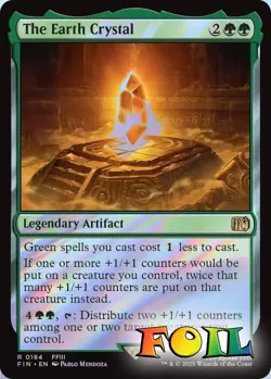 The Earth Crystal 0184 MTG FINAL FANTASY Rare NP Foil - Image 1