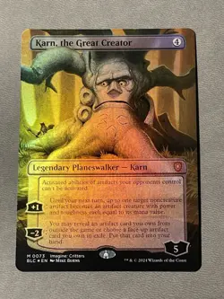 Karn, the Great Creator - Foil - Borderless - Commander: Bloomburrow - NM - Image 1