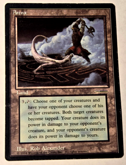 Arena x1 Media Promo EX+ MTG Vintage Rob Alexander Art + Fast Shipping! - Image 1