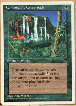 CHRONICLES EDITION Vintage MtG Concordant Crossroads Unplayed NM - Image 1
