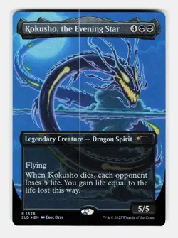 MTG: Kokusho, the Evening Star (Rainbow Foil) | Secret Lair Drop Series 1528 NM - Image 1
