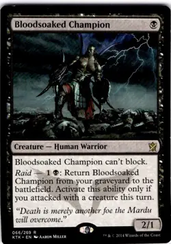Magic The Gathering Bloodsoaked Champion Rare #66 - Image 1