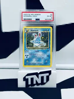 2000 Pokemon Neo Genesis Azumarill Holo 2/111 PSA 6 - Image 1