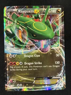 Rayquaza EX 60/108 Ultra Rare Holo XY - Roaring Skies Pokemon Card - Image 1