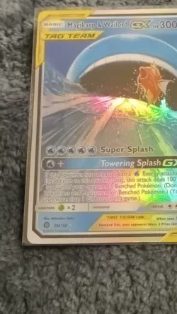 Pokemon Magikarp & Wailord GX TAG TEAM Promo Holo SM166 English Card - Image 2