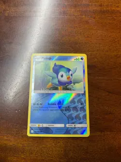 Piplup 54/236 Reverse Holo Card Sun & Moon - Cosmic Eclipse Pokemon TCG NM - Image 1