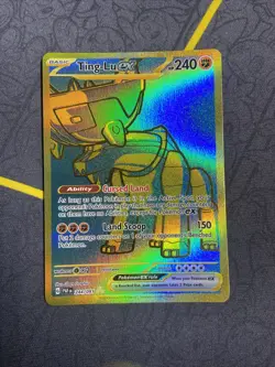 Ting-Lu ex 244/091 SV: Paldean Fates Hyper Rare Pokemon TCG Card NM - Image 1
