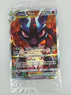 2019 Pokemon SWSH Black Star Lucario VSTAR (SEALED) SWSH291 NM - Image 1