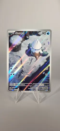 Pokemon TCG Snover 140/132 Illustration Rare Mega Evolutions - Image 1