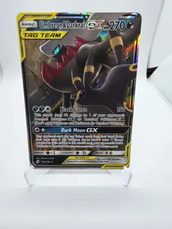 Pokemon Umbreon & Darkrai GX 125/236 SM Unified Minds TAG TEAM Ultra Rare Holo - Image 1