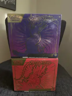 Pokemone TCG Scarlett and Violet Elite Trainer Box Factory Sealed - Image 1