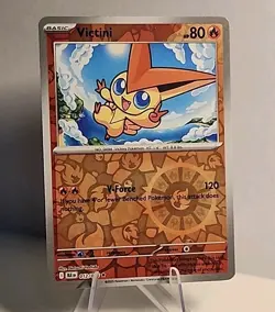 Victini 012/086 Sv: Black Bolt Reverse Holo Pokemon TCG NM - Image 1