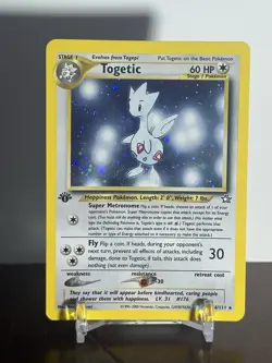 Pokemon Togetic 1st Edition Neo Genesis Holo Card 16/111 Nm/lp (holo Scratches) - Image 1