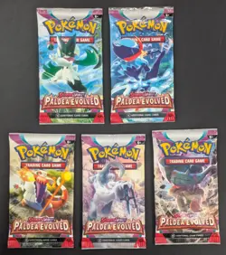 Lot (180) Pokemon S&V SV02 Paldea Evolved Sealed Booster Packs Unsearched - Image 3