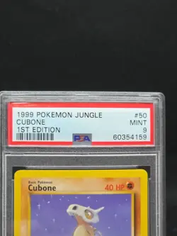 1999 POKEMON JUNGLE 1ST EDDITION #50 CUBONE PSA 9 - Image 2