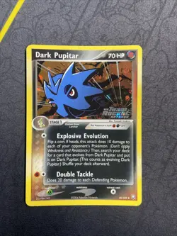 Dark Pupitar Reverse Holo Stamp 40/109 ex Team Rocket Returns 2004 NM Pokemon - Image 1