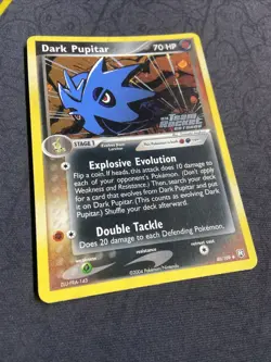 Dark Pupitar Reverse Holo Stamp 40/109 ex Team Rocket Returns 2004 NM Pokemon - Image 4
