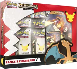 Pokemon TCG Celebrations Collection Lance's Charizard V Box SEALED - Image 1