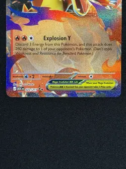 Mega Charizard Y ex 022/217 Ascended Heroes English Pokemon TCG Near Mint NM - Image 3