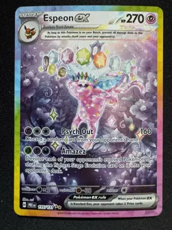 Pokemon Espeon ex Special Illustration Rare Holo 155/131 Prismatic Evolutions - Image 1