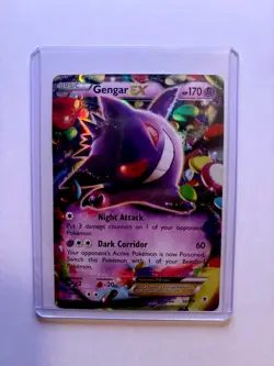 Gengar-EX, 34/119, Ultra Rare Holo Phantom Forces Pokemon TCG - Image 1