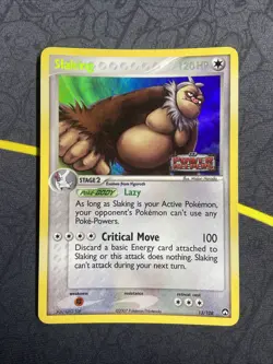 Slaking - 13/108 - Pokemon Power Keepers Reverse Holo Rare LP-NM - Image 1