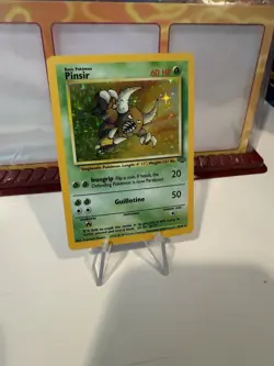 Pokemon TCG - Pinsir - 9/64 - Holo Rare Unlimited - Jungle Set - NM/M (Clean) - Image 2