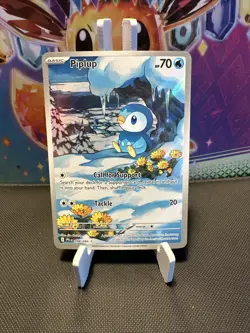 Pokemon TCG. Piplup 98/94 Phantasmal Flames Illustration Rare Holo (Near... - Image 1