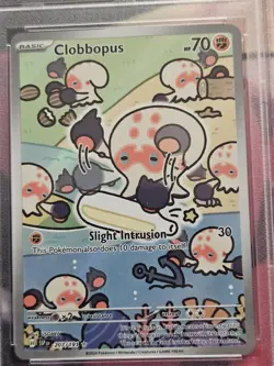 Pokemon Clobbopus 207/191 Surging Sparks Illustration Rare Holo PSA 9 EN 2024 - Image 2
