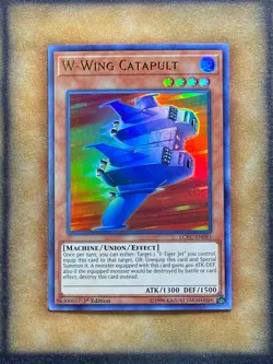 Yugioh W-Wing Catapult LCKC-EN083 Ultra Rare 1st Ed NM - Image 1