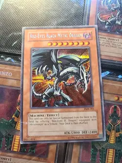 Yu-Gi-Oh TCG: Prismatic Secret Rare Red-Eyes Black Metal Dragon FMR-001 - Image 1