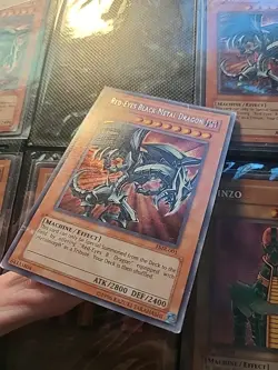 Yu-Gi-Oh TCG: Prismatic Secret Rare Red-Eyes Black Metal Dragon FMR-001 - Image 2