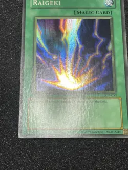 Yu-Gi-Oh! Raigeki LOB-053 1st Edition Faded - Image 4